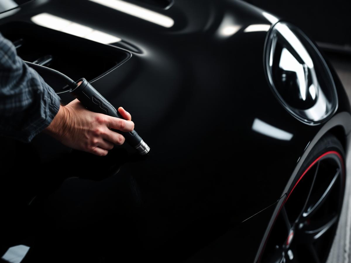 Precision reshape on curved panel.